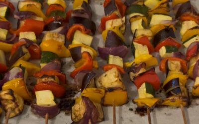 Brochettes de légumes
